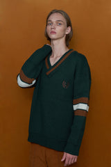 [SIGNATURE]Vネックロングスリーブニット / V NECK LONG SLEEVE KNIT (4526609432694)