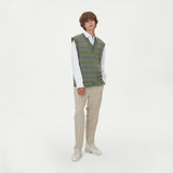 ETHNIC JAQUARD KNIT VEST_GREEN (6610828198006)