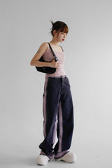 ピンクラインデニムパンツ / pink line denim pants