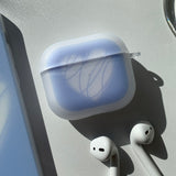 Blue - Chocolate Heart AirPods Case_matt