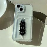 Tanghulu - meow Card Storage Phone Case
