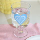 ハートゴブレットカップ / Heart goblet cup (4color)