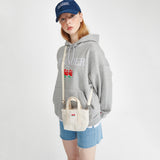 Logo mini cross bag [Ivory] (6610297094262)