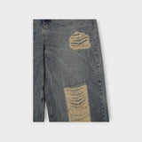 3 TAP Smoke Wrinkle Wash Denim Pants (2color)