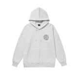 TEMPTING LOGO HOODIE [WHITE MELANGE] 