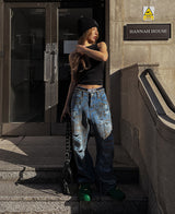 ダーティーウォッシングワイドデニム / (UNISEX) Dirty washing wide denim