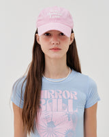 CAT HUMAN LOVE BALL CAP_PINK