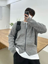 アンブラーラウンドジップアップニット / AMBLER ROUND ZIPUP KNIT