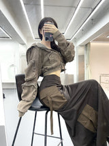 カーゴマキシディープスリットスカート