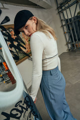 パイピングクロップトップス / Piping Crop Top (4573559488630)