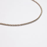 シルバーボールネックレス / silver ball necklace (silver)