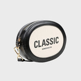 Classic oval mini cross bag [Black] (6679671242870)