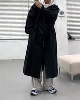 ハイネックカラーコート/SK High-Neck Collar Coat (3 colors)