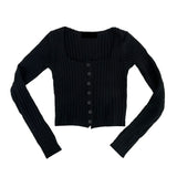 Muffler button knit set