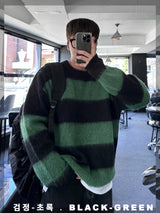cander stripe loosefit knit