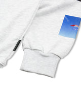 スペースグラフィック_セーターシャツ/ Space_Graphic Sweatshirt WHITE (6613184381046)