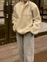fleece pullover