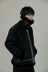 ムートンジャケット/unisex mustang black