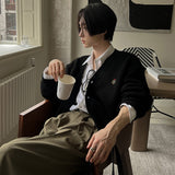 ロゴアトムシグネイチャーカーディガン/Logo atom signature cardigan (4 color)