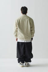 ロゴバーシティジャケット/BSR2223FWJK021 LOGO VARSITY JACKET CREAM BEIGE
