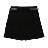 203-BUCKLE PLEATS SKIRT (6550315237494)