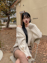 ボダストレートオーバーニット