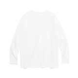 ベーシックパッチロングスリーブT/BASIC PATCH LONG-SLEEVED T-WHITE