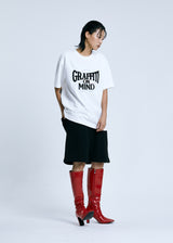 STITCH LOGO SHORT SLEEVE T-SHIRT_WHITE