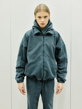 Paneled Jacket - Washed Navy