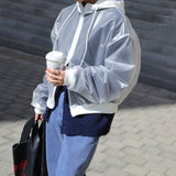 Uno Plastic Zip Up Jumper  (2color)