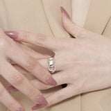 Square Link Bold Ring