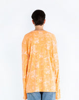 タイダイ 長袖Tシャツ オレンジ /tiedye long sleeve orange (4437317386358)