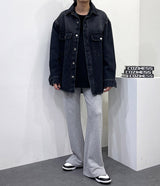 プリーツウォッシングトレーニングサイドスリットパンツ/[Unisex] Pleated washing training side slit pants (6 colors)