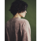 クロスピグメントウォッシュドロングスリーブ / CROSSES PIGMENT WASHED LONG SLEEVE_PK