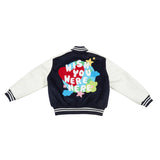 バーシティージャケット / NOKO Varsity Jacket♡ Navy