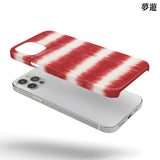 レッドタイダイグロッシーケース