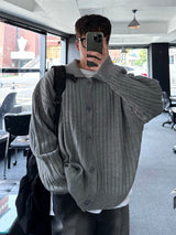 [주문폭주] 2. 레빗 골지 루즈핏 카라 가디건