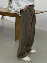 エイブルツータックワイドスラックス / ABLE TWO TUCK WIDE SLACKS(5COLOR)