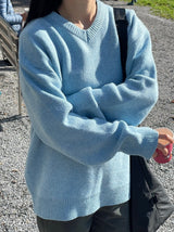 Verona V neck knit