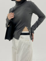 サインボタンポーラーTシャツ/Sight Button Polar T-Shirt (2color)
