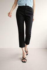 フラットクロップジーンズ / FLAT CROP JEANS / SLIM STRAIGHT PANTS
