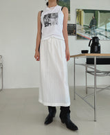 フォトスリーブレス/Photo sleeveless (3color)