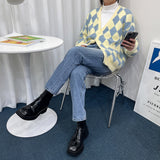 YMダイヤモンドモヘアカーディガン/YM Diamond Mohair Cardigan (2 colors)