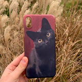 ブラックキャットスマホハードケース / Black cat hard case
