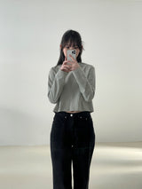 Mood basic crop t-shirt