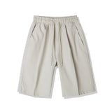 ONE TUCK BERMUDA PANTS BEIGE (6561070284918)