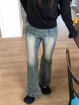 Reese boot-cut denim pants