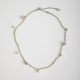 マルゲリータグリーンジェムストーンネックレス/Margarita green gemstone necklace
