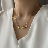 ビンテージバタフライトグルバーネックレス/jn Vintage Butterfly Toggle Bar Necklace