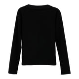 シャーリングロゴクロップTシャツ / 223 X SHIRRING LOGO CROP T - BLACK